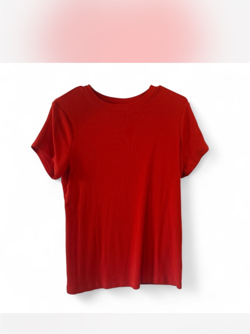 a new day Red Short-Sleeve Crewneck Tee